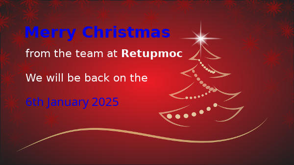 Christmas Closure til 8th jan 2024